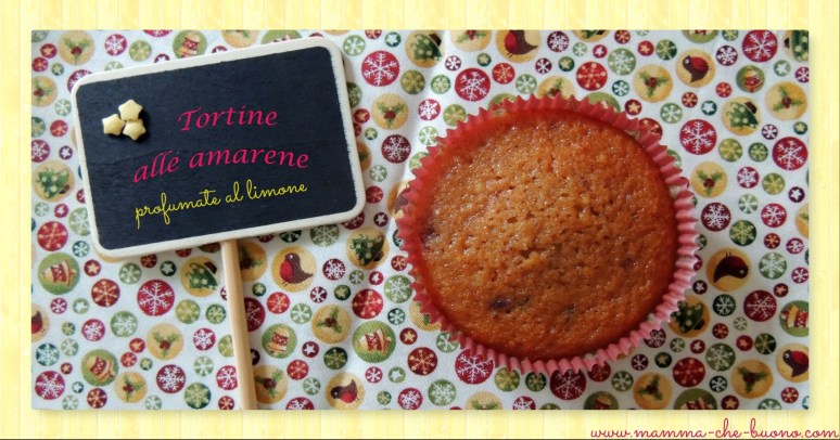 tortine alle amarene profumate al limone