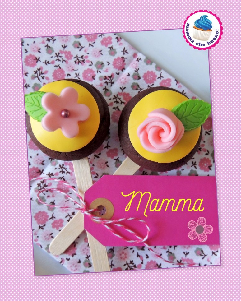 tortini al cacao su stecco mamma