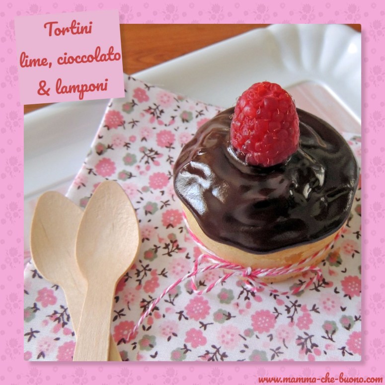 tortini lime cioccolato e lamponi 2