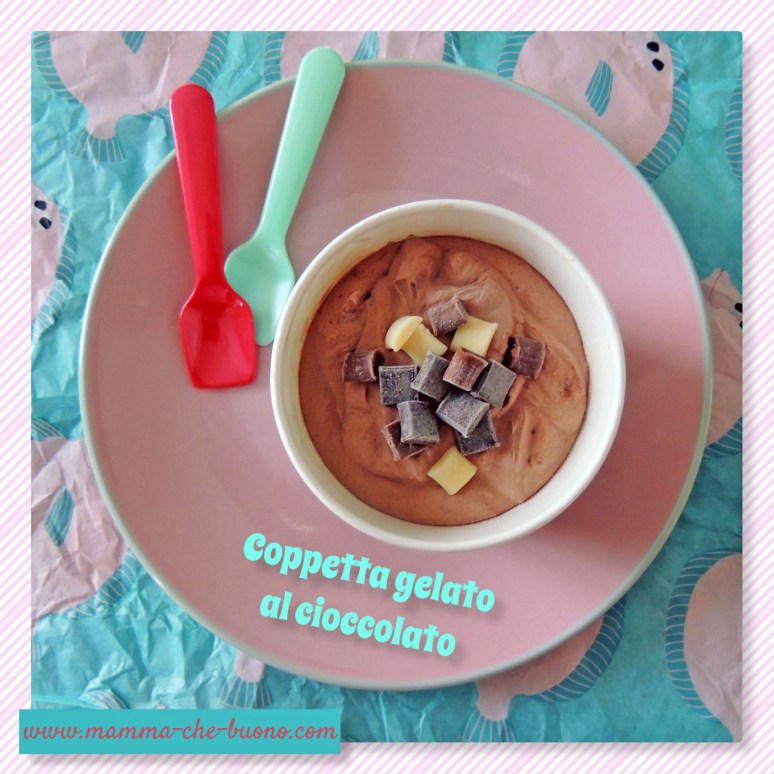 coppetta gelato al cioccolato