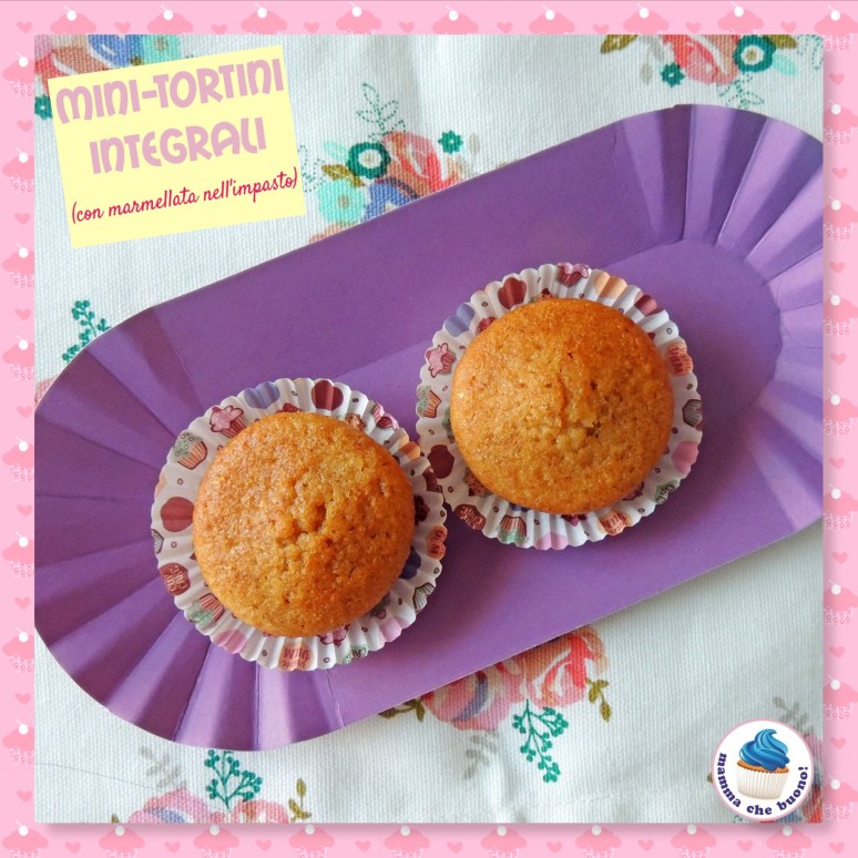 mini tortini integrali con marmellata nell impasto