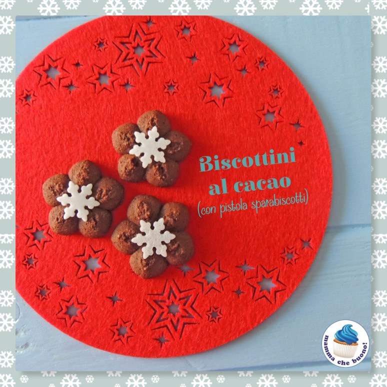 biscottini al cacao cn pistola sparabiscotti