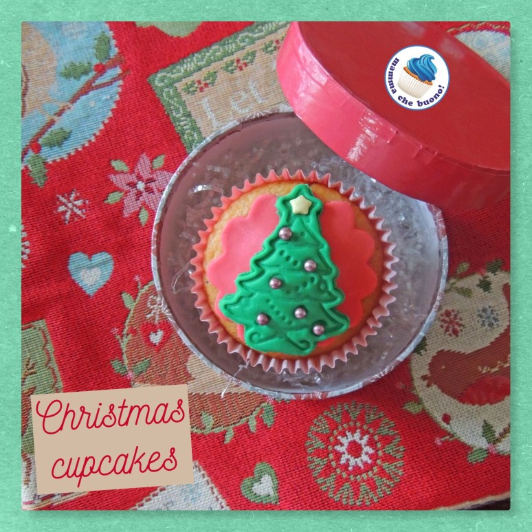 christamas cupcake alberello