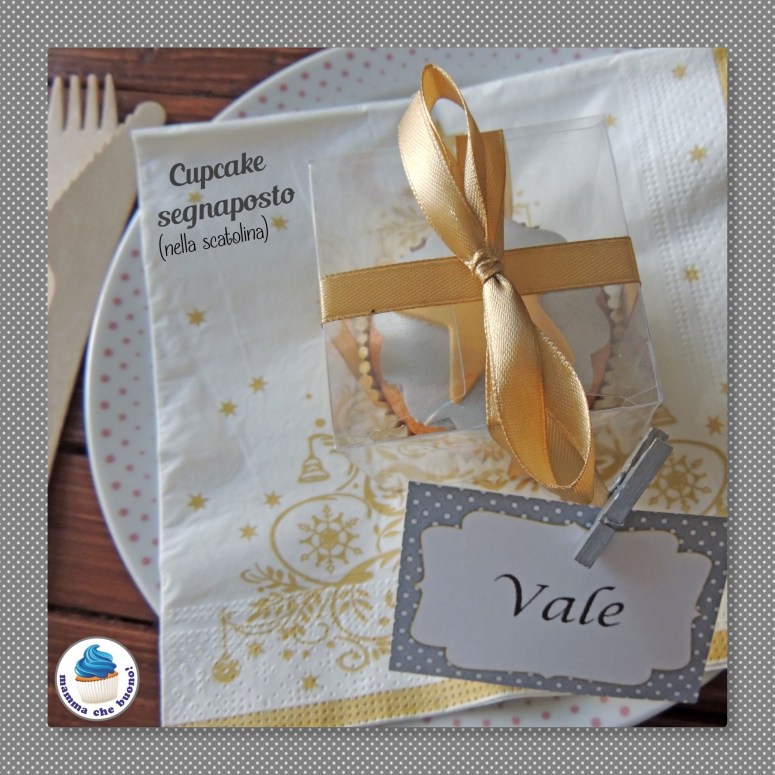 cupcake segnaposto nella scatolina