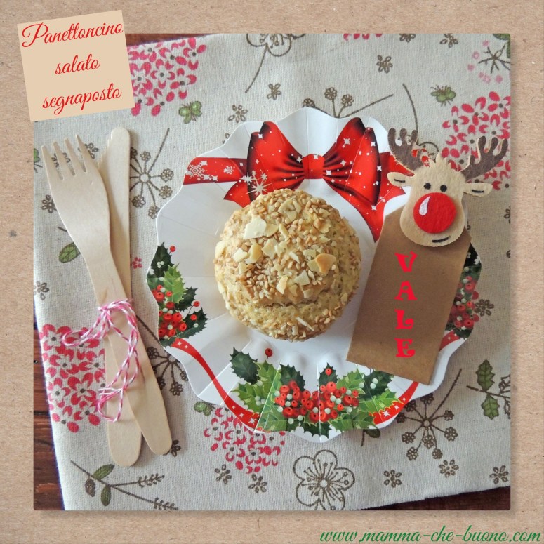 panettoncino salato segnaposto