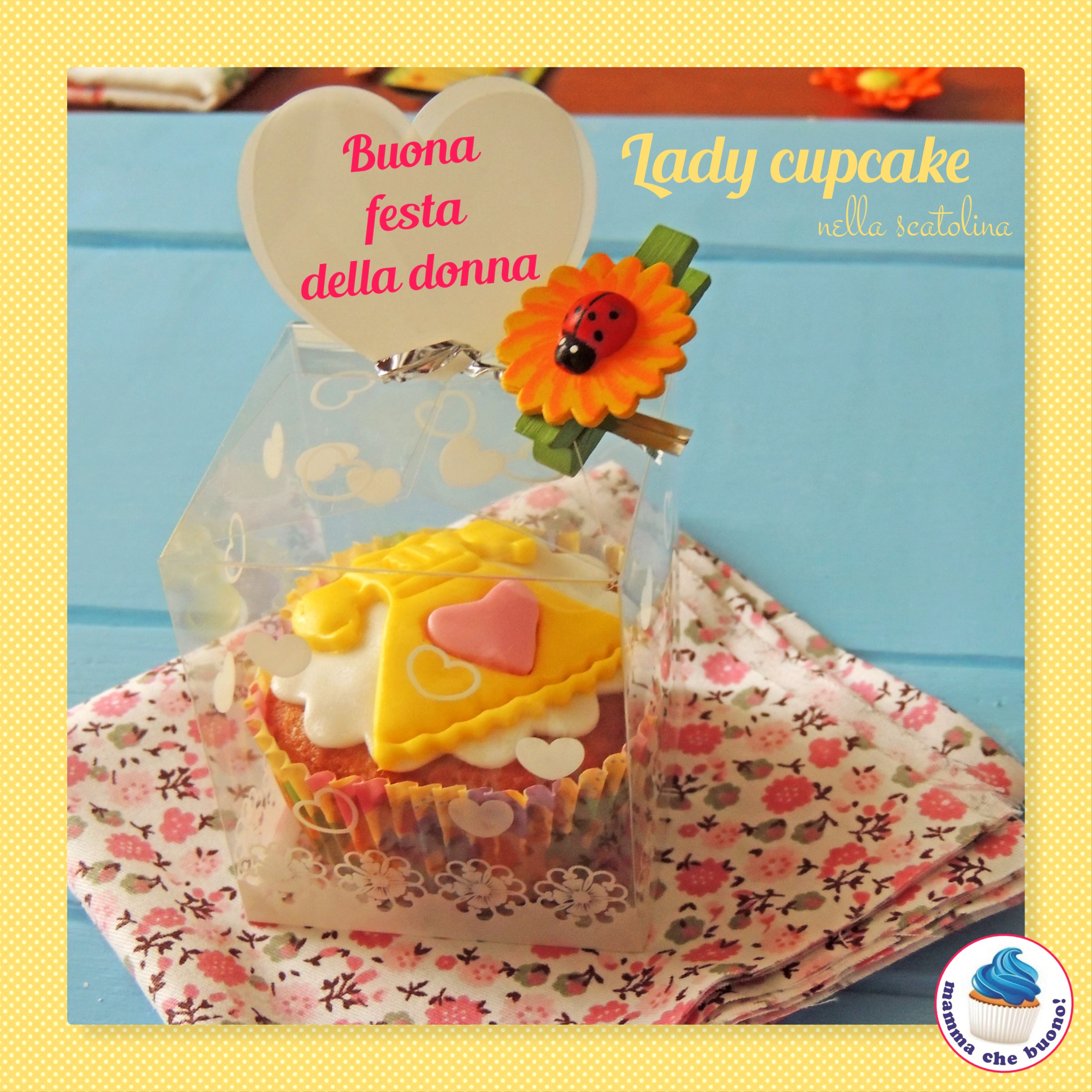 lady cupcake nella scatolina