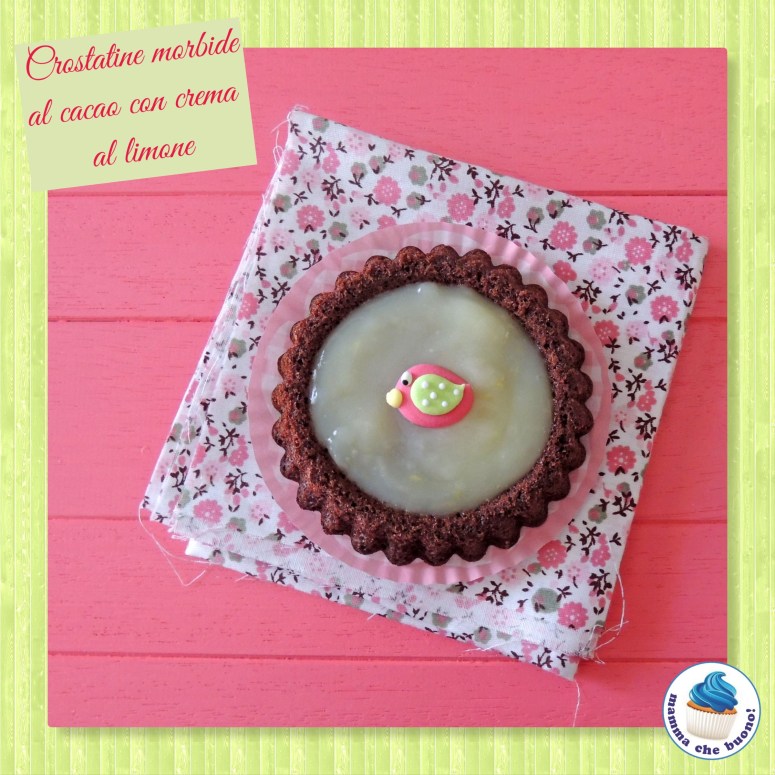 crostatine al cacao e limone
