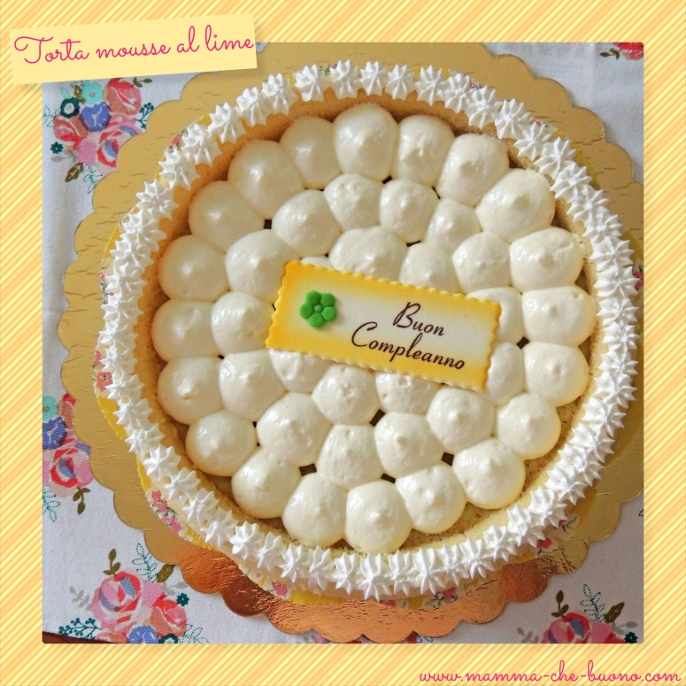 torta mousse al lime