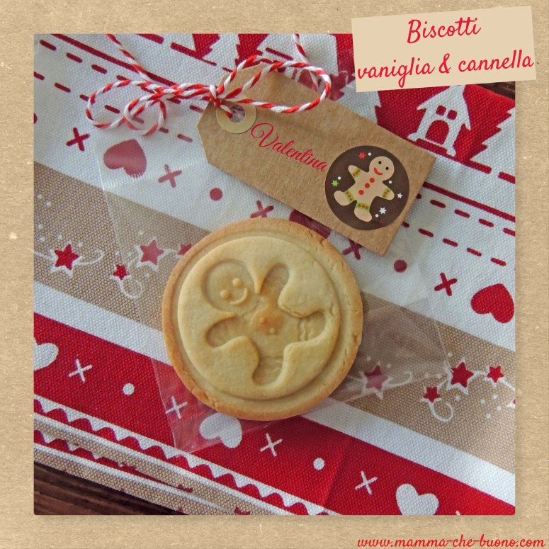 biscotti vaniglia e cannella segnaposto