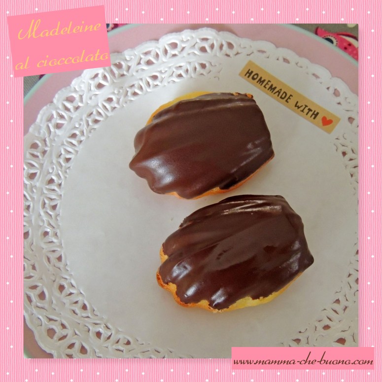 madeleine al cioccolato