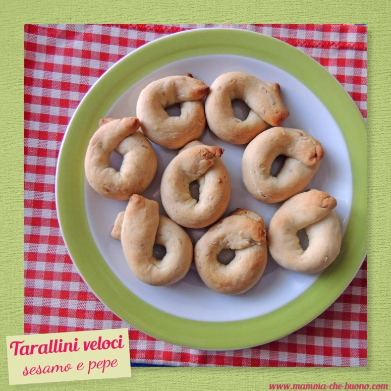tarallini veloci sesamo e pepe 2